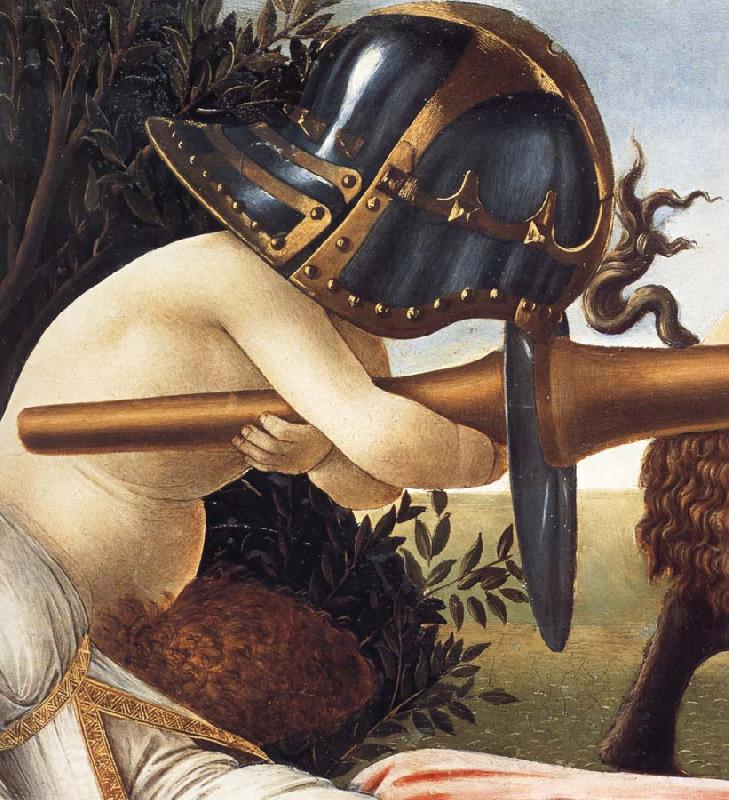 Sandro Botticelli Detail of Venus and Mars oil painting picture